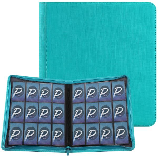 PAKESIスターカードカードファイル12ポケット 480枚収納 PU カード