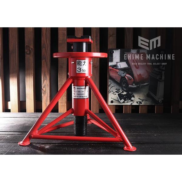 メーカー直送品] 長崎ジャッキ ネジ調整式 リジッドラック ロータイプ