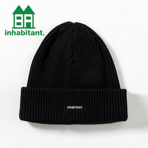 inhabitant（インハビタント） ニット帽 inhabitant BEANIE ロゴニット