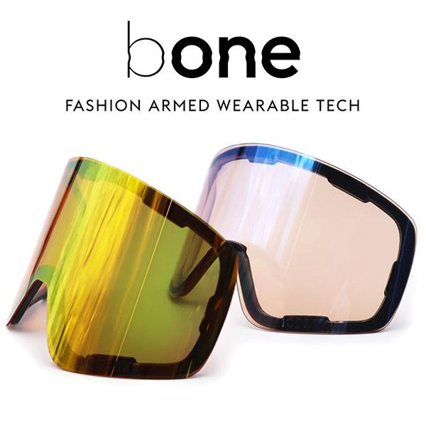 ラスト1点 レッド調光 スペアレンズ スノーゴーグル bone ビーワン 骨