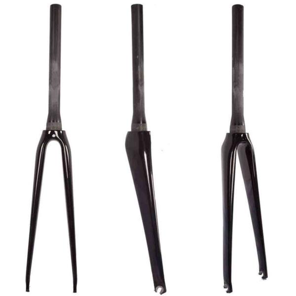 700cロードバイクフォーク 1-1/8 上部1-1/2 380g前後交換用 カーボン