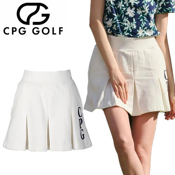 CPG GOLF CPG GOLF BIG PLEATS SKIRTS ビッグロゴ プリーツスカート