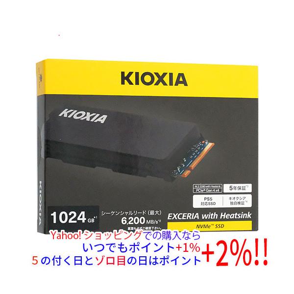 EXCERIA（KIOXIA） キオクシア EXCERIA with Heatsink SSD-CK1.0N4HS/J