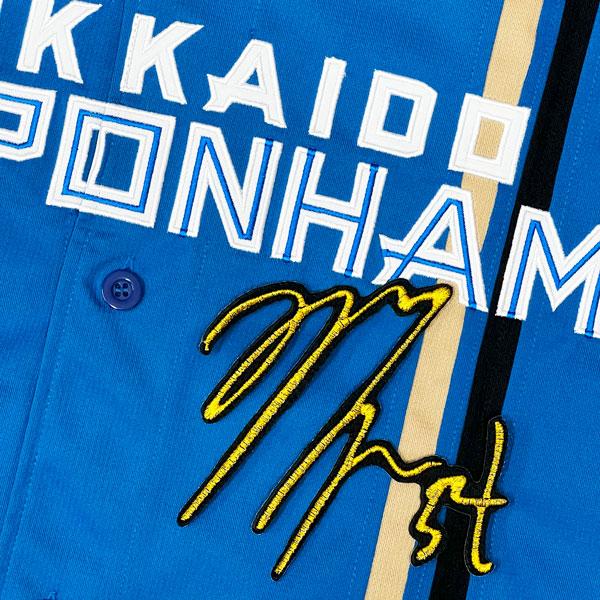 ☆送料無料☆北海道 日本ハム ファイターズ 日ハム 山縣秀 サイン 黒