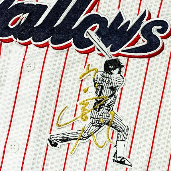 ☆送料無料☆東京 ヤクルト スワローズ 山田哲人 シルエット 2＆サイン