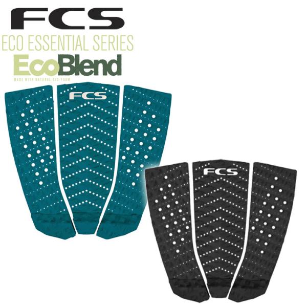 FCS サーフィン デッキパッド サーフボード FCS T-3W ワイド 3ピース