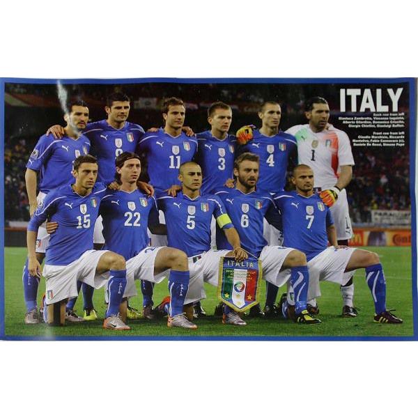 P483 イタリア代表(2010ワールドカップ 南アフリカ) 集合写真 ポスター
