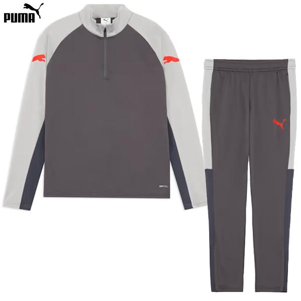 PUMA（プーマ） INDIVILIGA 1/4 ジップトップ＆パンツ 大人用 サッカー
