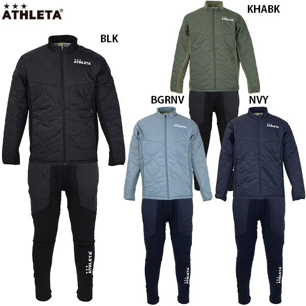 ATHLETA（アスレタ） グリッド起毛パディングTRジャケット＆パンツ