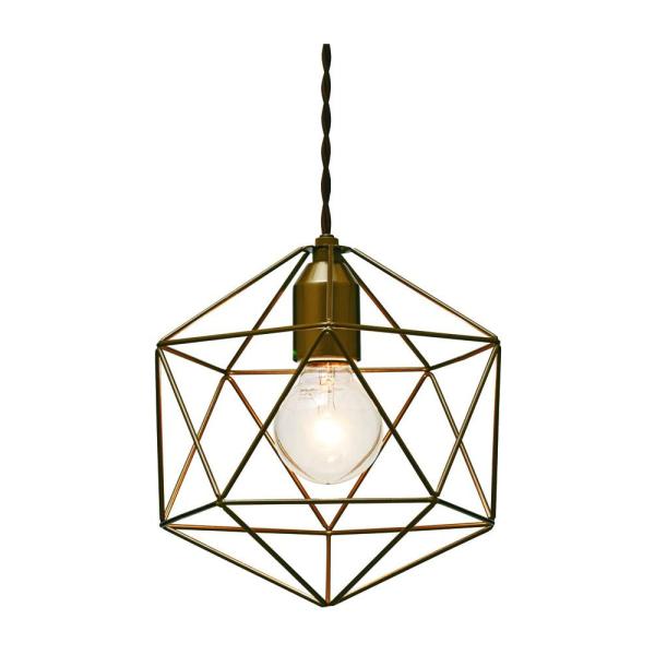 簡易取付 レトロ] 20面体(L) | インターフォルム製ペンダントライト