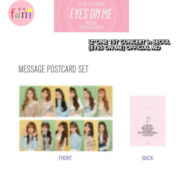IZ*ONE MESSAGE POSTCARDSET [IZ*ONE 1ST CONCERT EYES ON ME