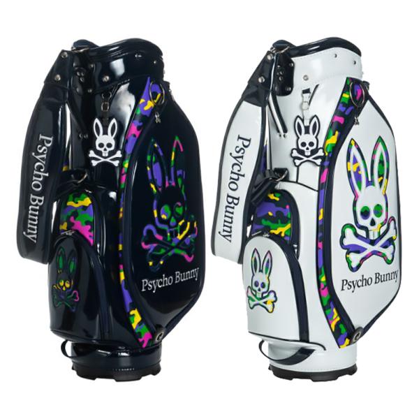 Psycho Bunny（サイコバニー） キャディバッグ エナメル CAMO BUNNY