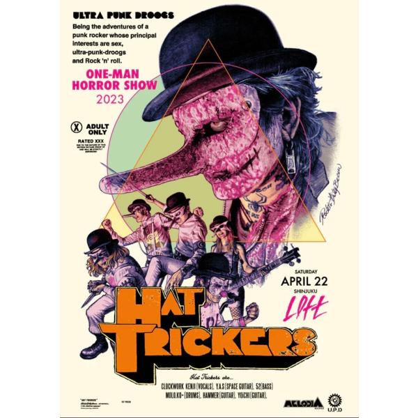 250枚限定 ロッキンジェリービーン HAT TRICKERS シルクスクリーン