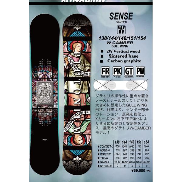 23-24 PLUTONIUM プルトニウム スノボー 板 SNOWBOARD グラトリ