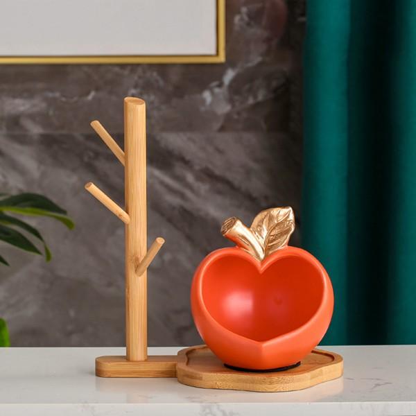 玄関収納 置物 瓢箪 鹿 風水 鍵置き 小物入れ セラミック インテリア