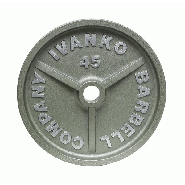 日本総代理店 Φ50mm 10kg バーベルプレート IVANKO イヴァンコ
