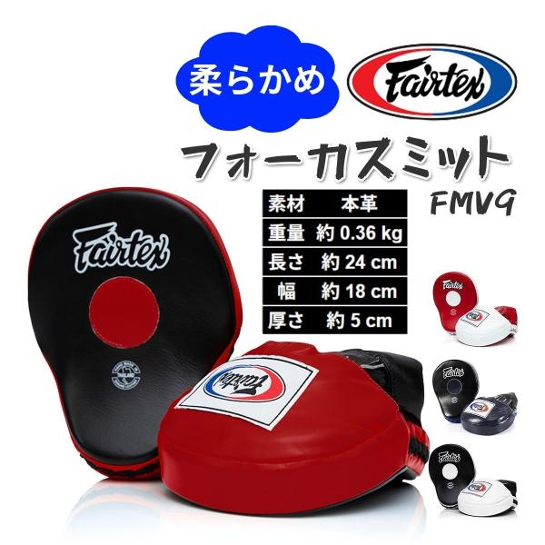フェアテックス Fairtex 本革 フォーカスミット FMV9 大きい パンチ