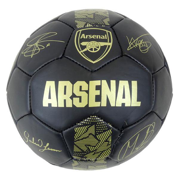 アーセナル オフィシャル 1号球 選手サイン入り ブラック