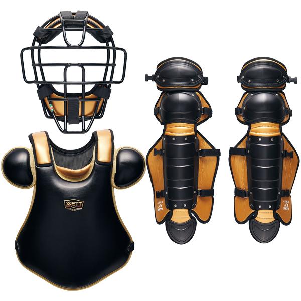 ゼット（ZETT） 一般軟式用 キャッチャー防具 プロテクター 3点セット