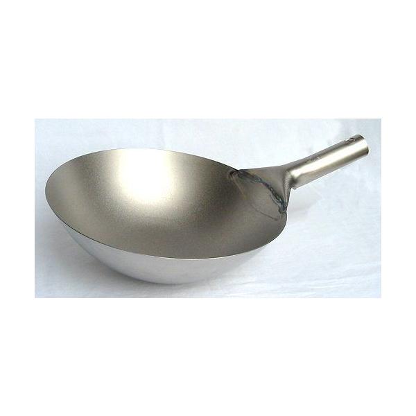 中華鍋 片手中華鍋 純チタン 北京鍋39cm 1-0426-0205 : 料理道具の
