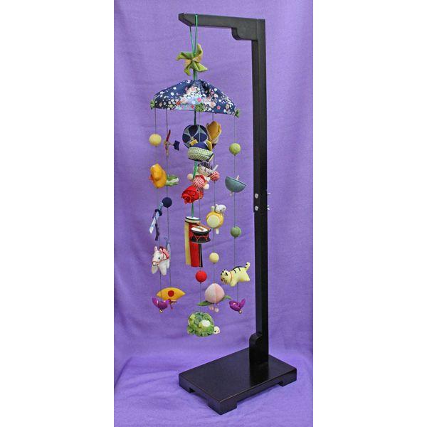 端午の節句・つるし飾り】華やぎ端午つるし飾り（傘付・金太郎）木製