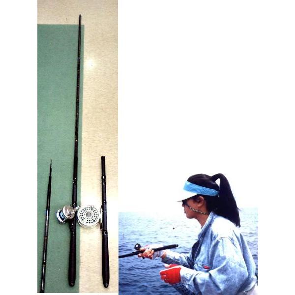 特製庄内竿 軟調中通しロッド3.0m（両軸リール用） : スキー