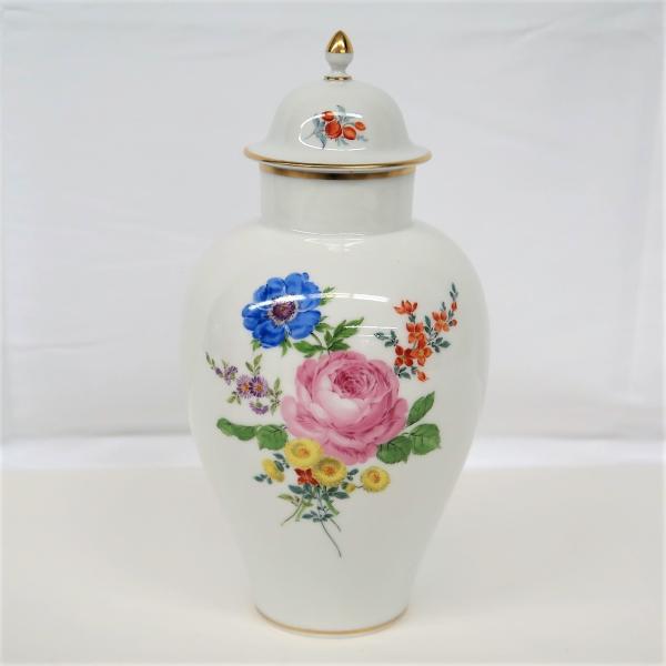 マイセン ベーシックフラワー 五つ花 蓋付 ベース/花瓶 y83-1260168t