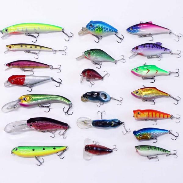訳有 ルアー セット バス釣り ハードルアー 20個 Y12wkl20 バス釣り