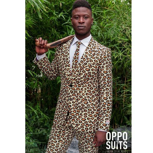 オッポスーツ OPPOSUITS スーツ メンズ THE JAG レオパード柄 ヒョウ柄