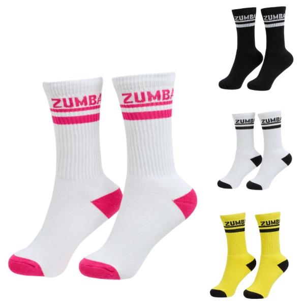 ズンバ（ZUMBA） ロゴ ハイソックス 靴下 ユニセックス 取り寄せ