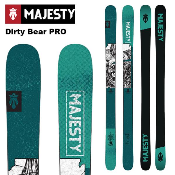 Majesty マジェスティ スキー板 Dirty Bear PRO 板単品 24-25 モデル