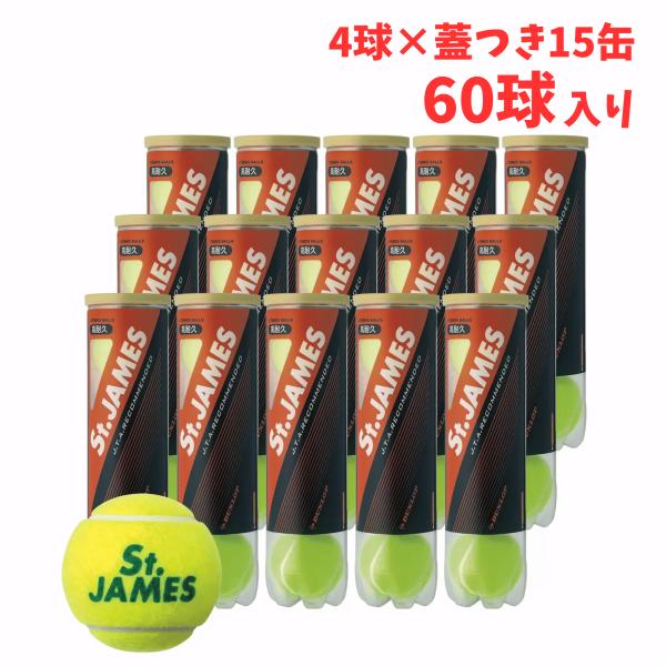 DUNLOP（ダンロップ） セントジェームス 60球 St.JAMES DUNLOP 4球×15