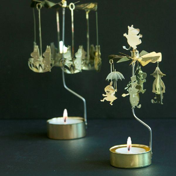 MOOMIN（ムーミン） キャンドルホルダー ムーミンファミリー ゴールド