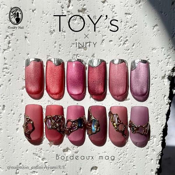 TOY's × INITY ボルドーマグ 7ml 全6色 T-BD01~06 マグネットジェル