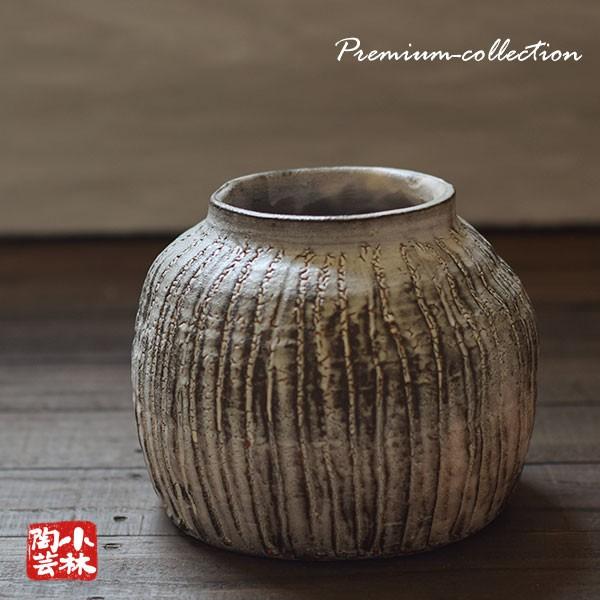 花器 花瓶 手づくり 壺 稲垣太津男 作 S-19 : 小林陶芸 - 通販 - Yahoo