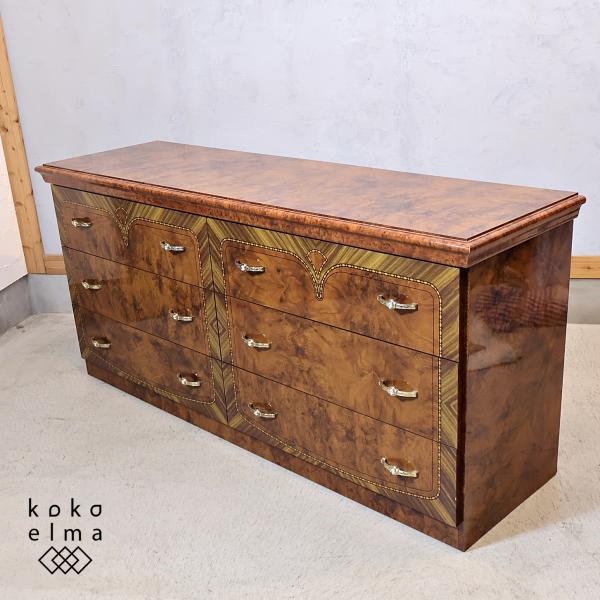 Eddi Rose エディローズ 3段ダブルチェスト サイドボード イタリア