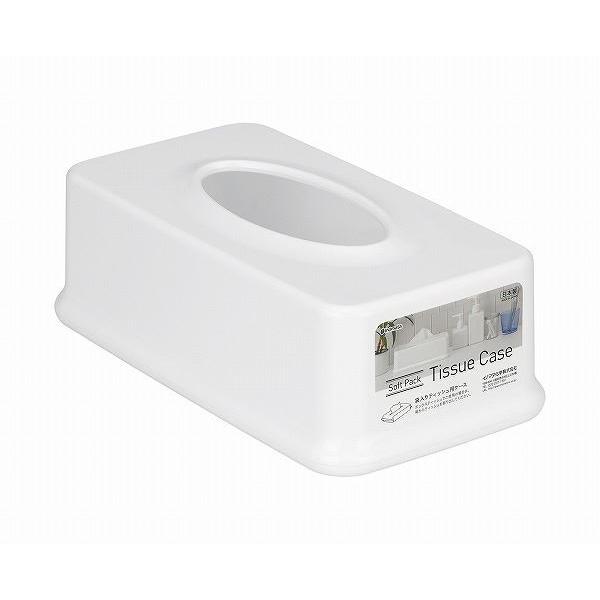 袋入ティッシュ用ケース ピュアホワイト 23.7×13.2×高さ8cm : 100円