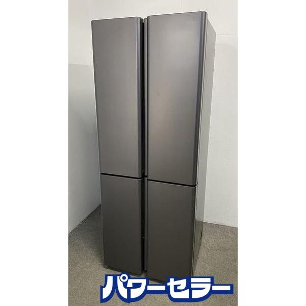 運搬時4名必要】高年式 2024年製 AQUA/アクア 4ドア冷蔵庫 420L