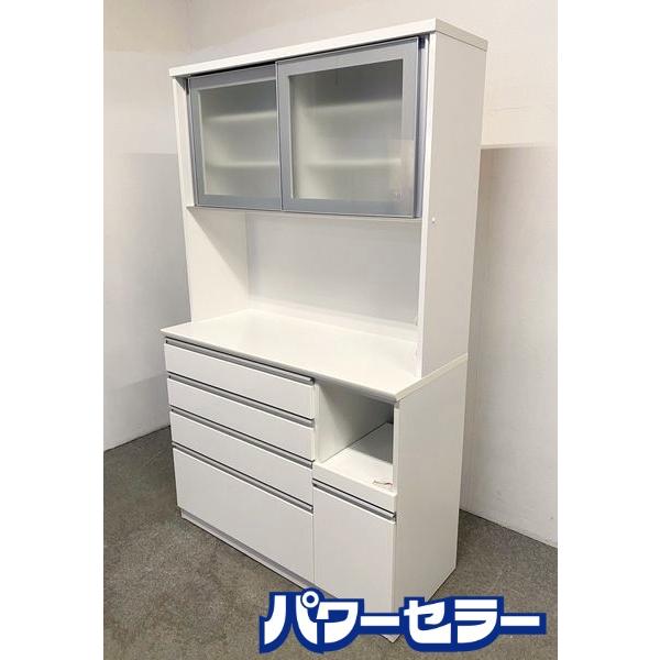 ニトリ キッチンボード レジューム 幅120 ソフトクローズ ホワイト