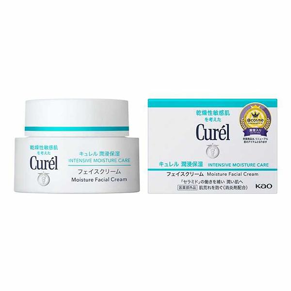 Curel 花王キュレル 潤浸保湿フェイスクリーム 40g : ケンコー