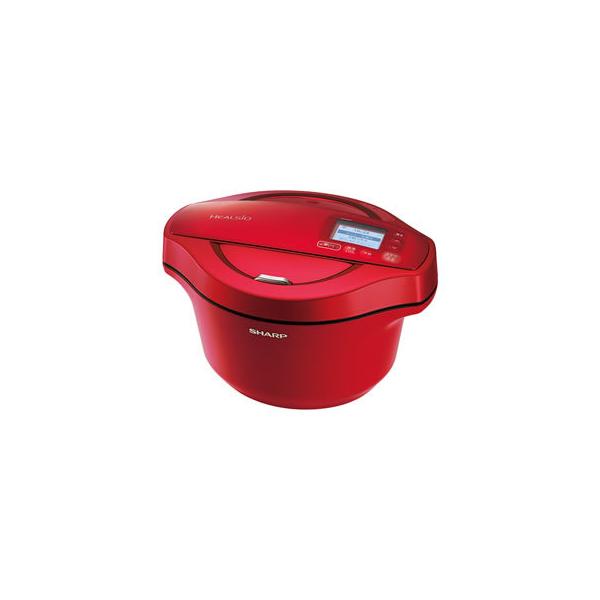 ヘルシオ ホットクック KN-HW24F-R シャープ 水なし自動調理鍋 2.4L