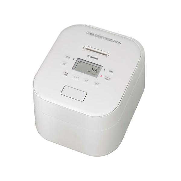 TOSHIBA（東芝） RC-10FPW-W 圧力IHジャー炊飯器 5.5合炊き ミルキー