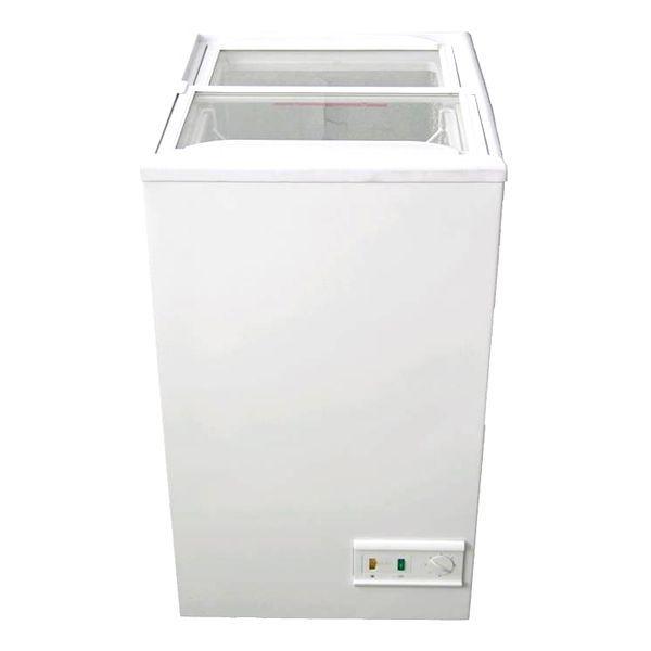 送料無料 新品 三ツ星 スライドガラス式 冷凍ストッカー （62L） MS