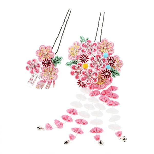 KIMONOMACHI （Prices down2）成人式 髪飾り つまみ細工 かんざし2本