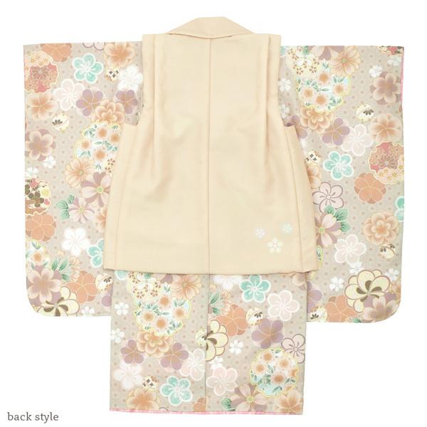 七五三 着物 3歳 女の子 ブランド被布セット KAGURA カグラ 「ベージュ