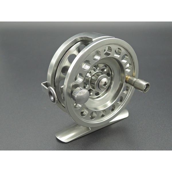 フライリール チヌ リール ガイド付き 小型 軽量 アルミ 錆びない