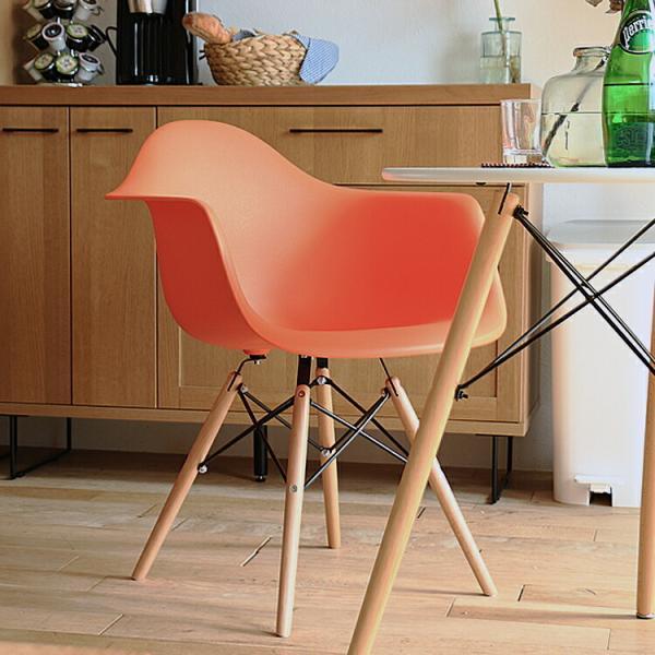 イームズ シェルチェア オレンジ チェア チェアー リプロダクト eames