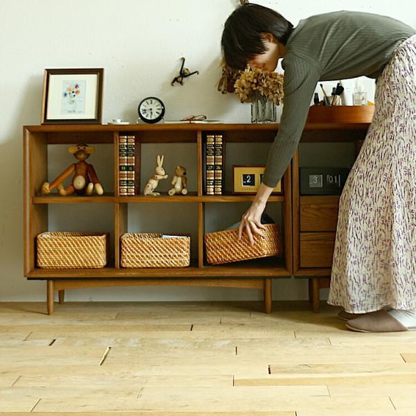 オープンシェルフ weeca（ウィーカ） ブラウンタイプ オープンシェルフ