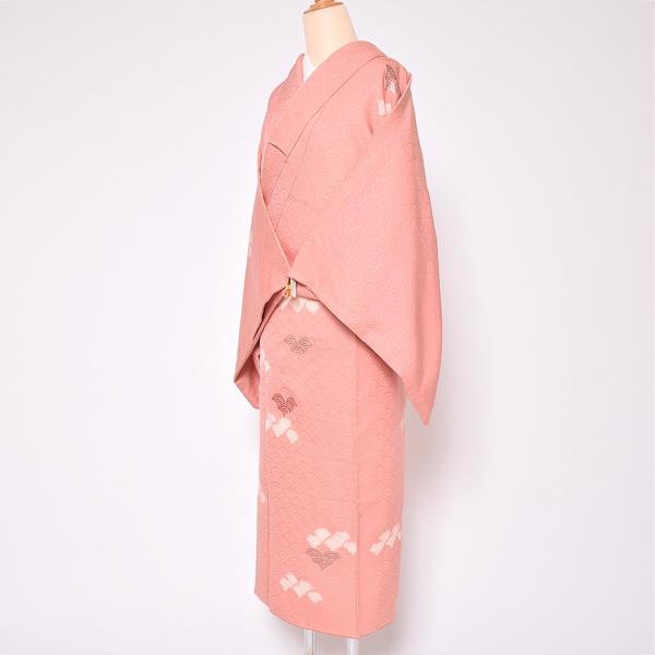 Prices down3）(中古品)仕立て上がり 付け下げ訪問着 「ベビーピンク