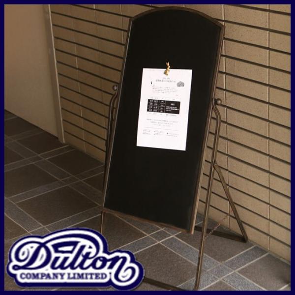 DULTON ダルトン フォールディングサインボードスタンド 黒板 ブラック